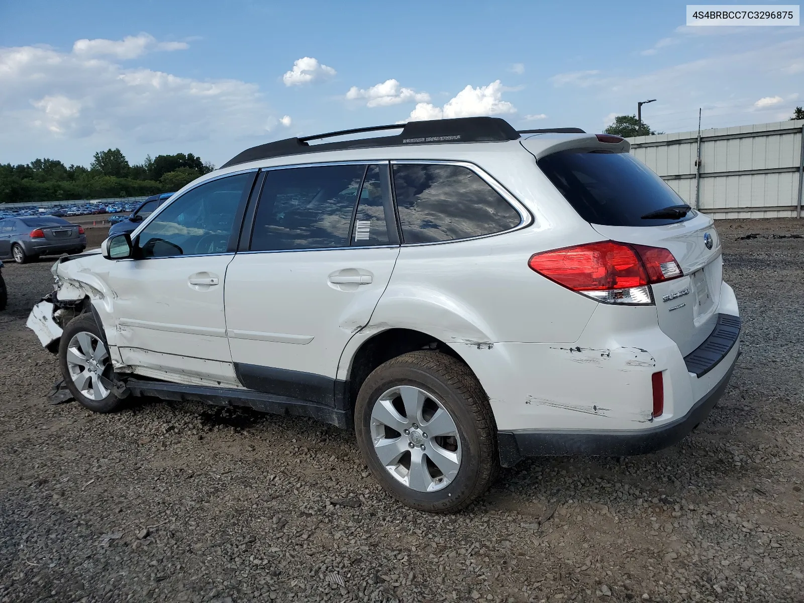 2012 Subaru Outback 2.5I Premium VIN: 4S4BRBCC7C3296875 Lot: 57028394