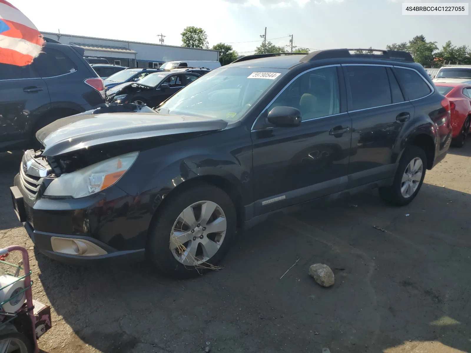 2012 Subaru Outback 2.5I Premium VIN: 4S4BRBCC4C1227055 Lot: 59790544