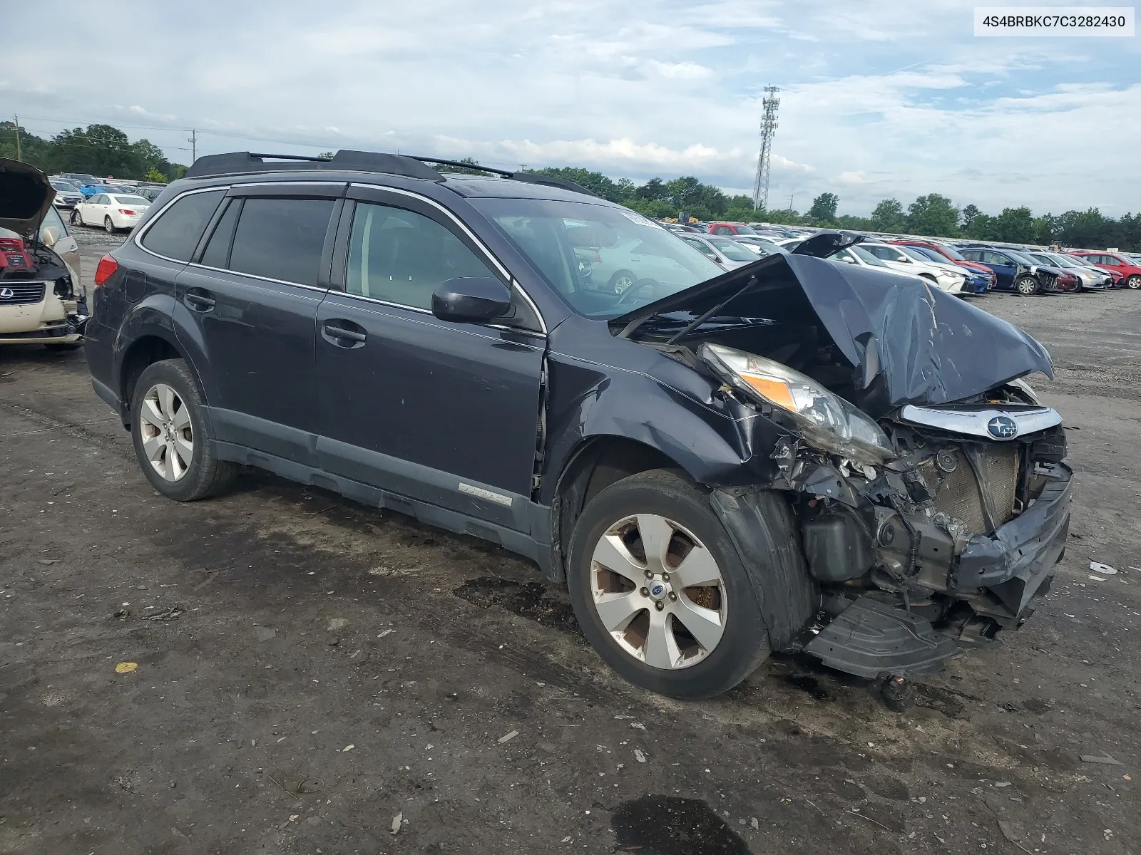 4S4BRBKC7C3282430 2012 Subaru Outback 2.5I Limited