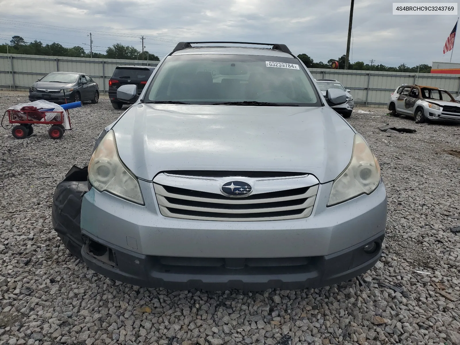 2012 Subaru Outback 2.5I Premium VIN: 4S4BRCHC9C3243769 Lot: 63239784