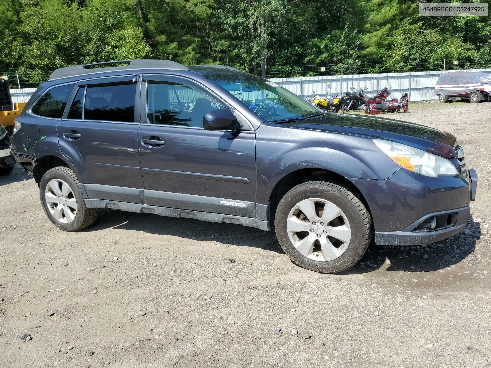 2012 Subaru Outback 2.5I Premium VIN: 4S4BRBCC4C3247925 Lot: 63436324