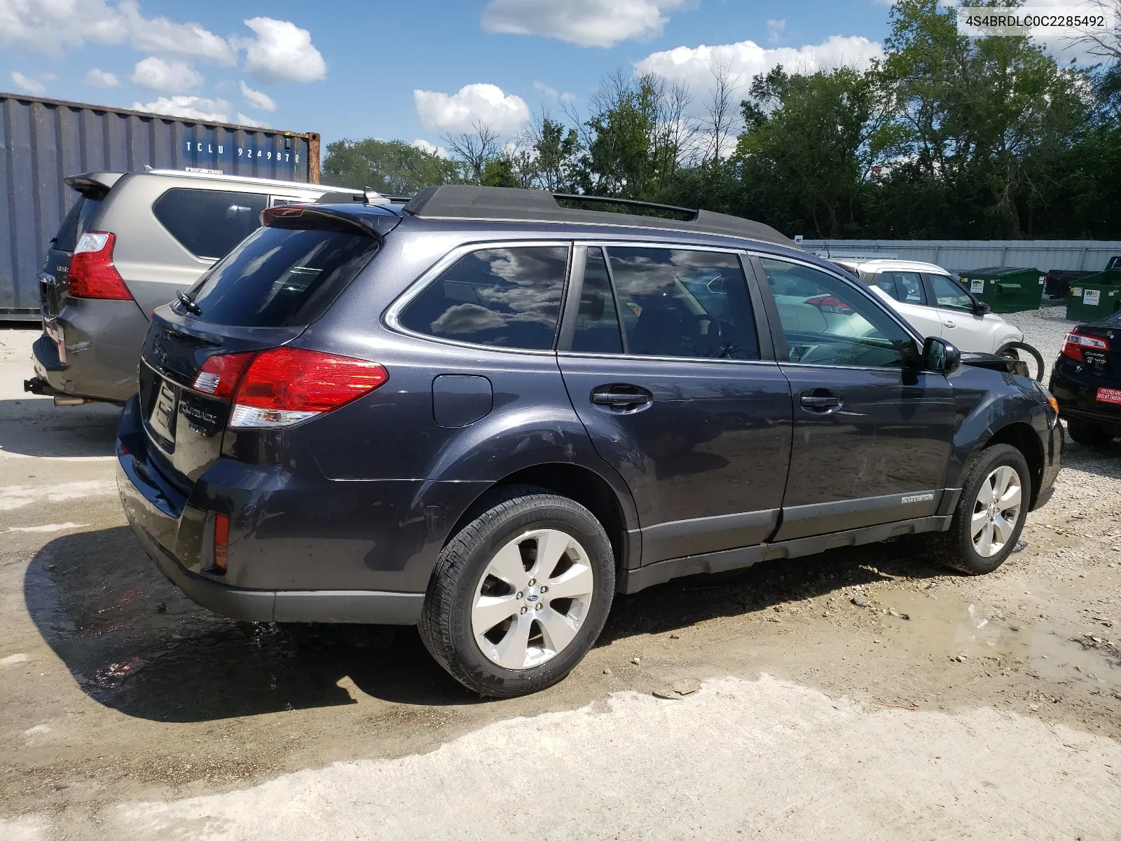 2012 Subaru Outback 3.6R Limited VIN: 4S4BRDLC0C2285492 Lot: 63511624