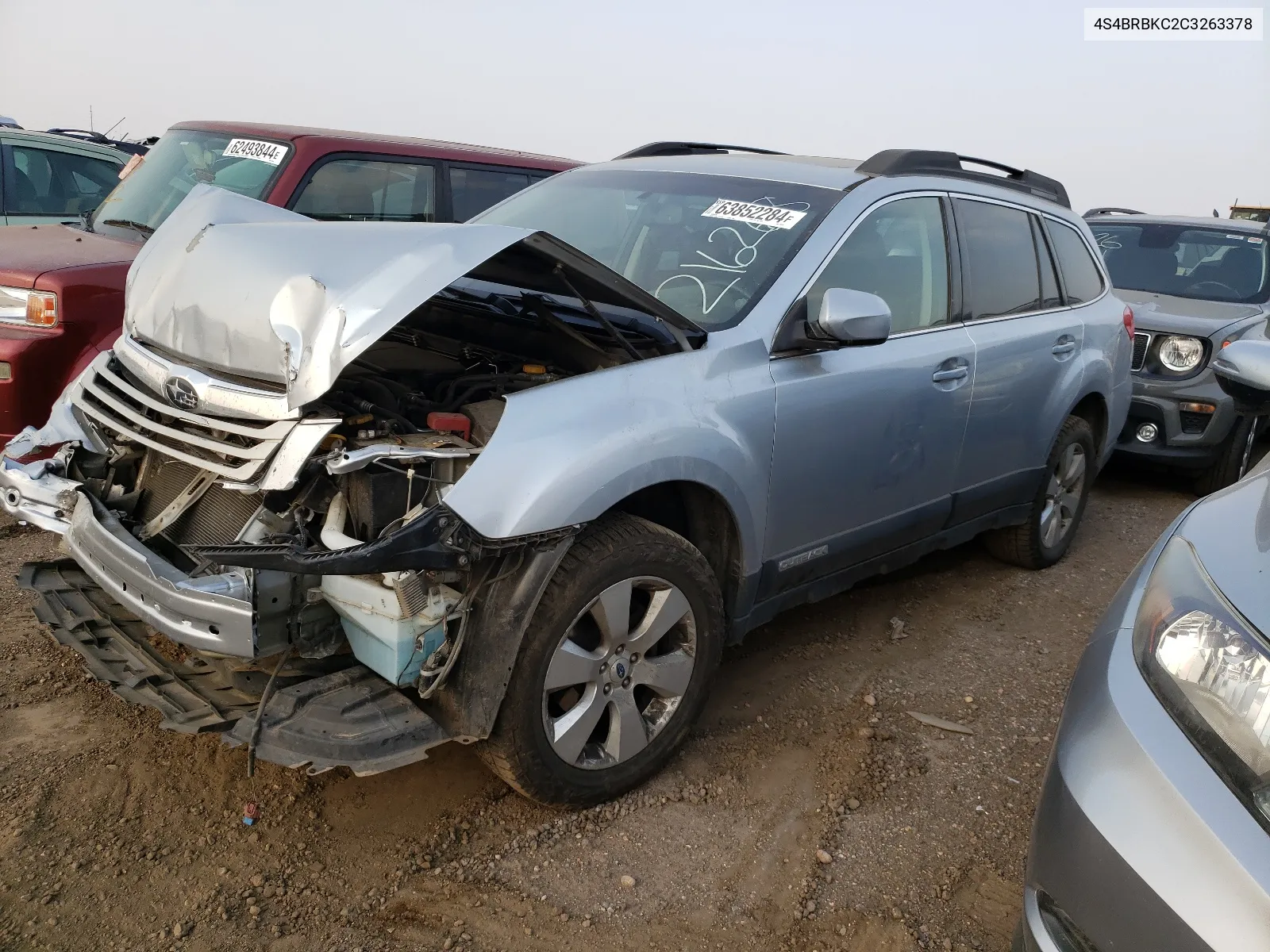 2012 Subaru Outback 2.5I Limited VIN: 4S4BRBKC2C3263378 Lot: 63852284