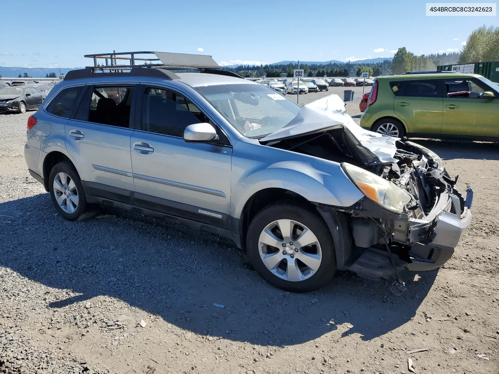 2012 Subaru Outback 2.5I Premium VIN: 4S4BRCBC8C3242623 Lot: 64065484