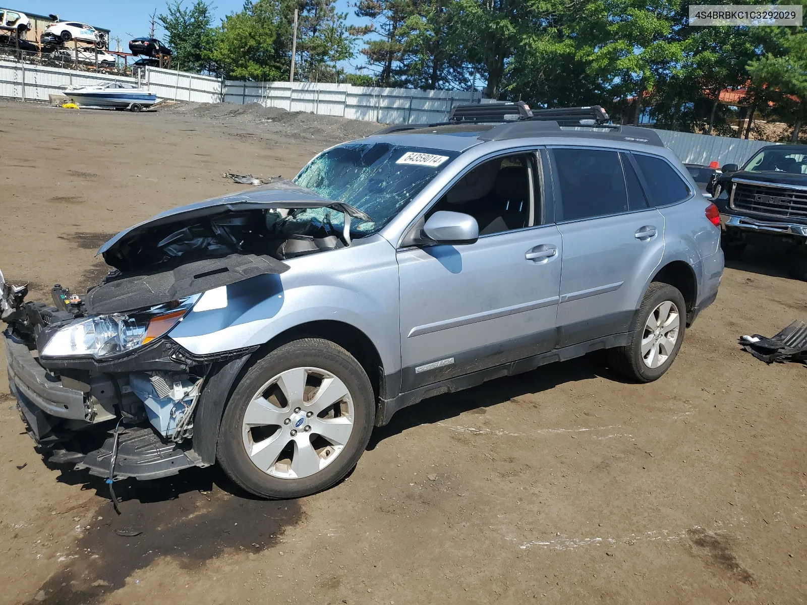 2012 Subaru Outback 2.5I Limited VIN: 4S4BRBKC1C3292029 Lot: 64359014