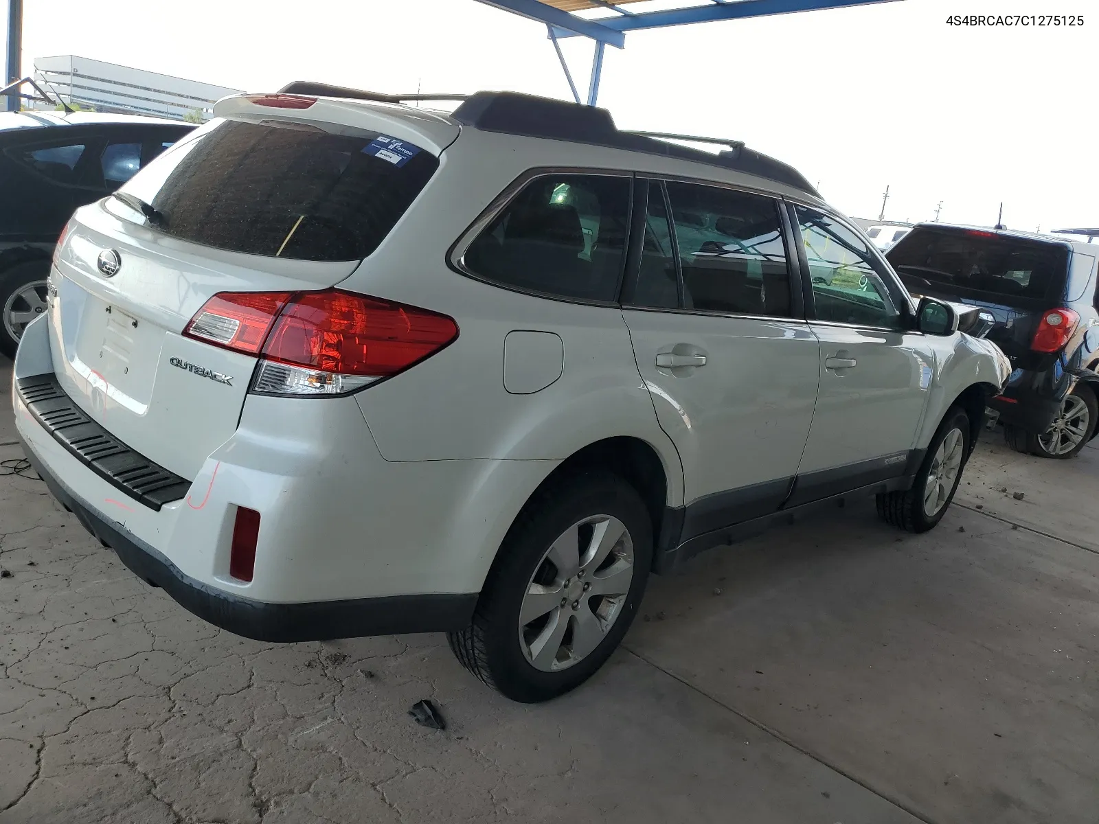 2012 Subaru Outback 2.5I VIN: 4S4BRCAC7C1275125 Lot: 64511024