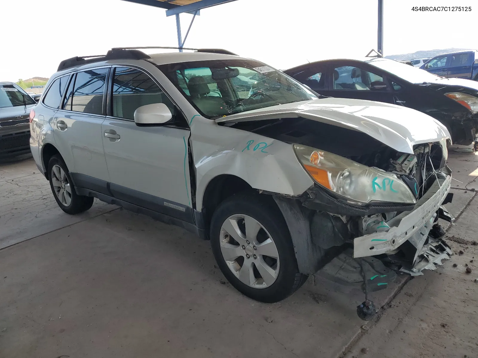 4S4BRCAC7C1275125 2012 Subaru Outback 2.5I