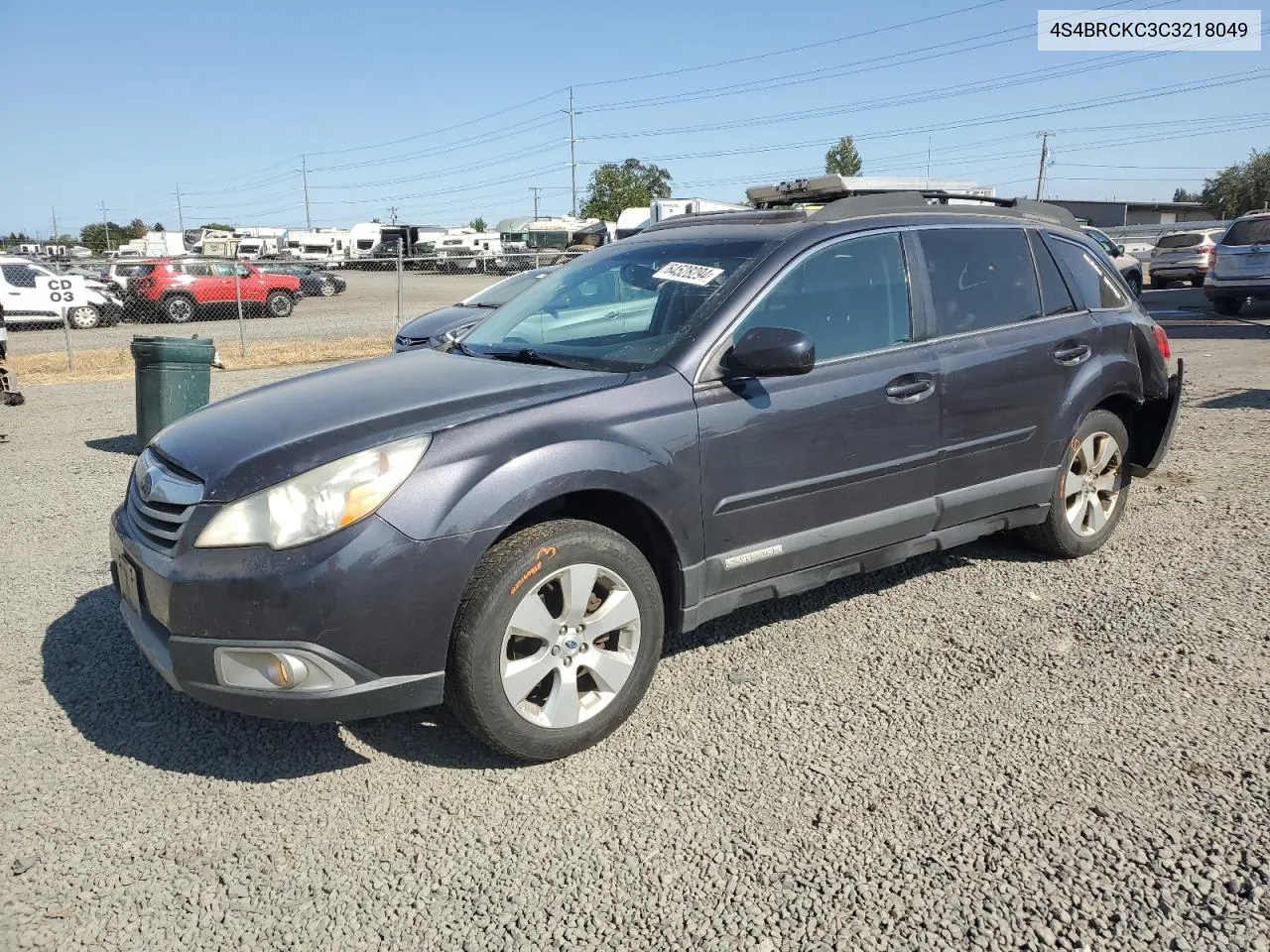 4S4BRCKC3C3218049 2012 Subaru Outback 2.5I Limited