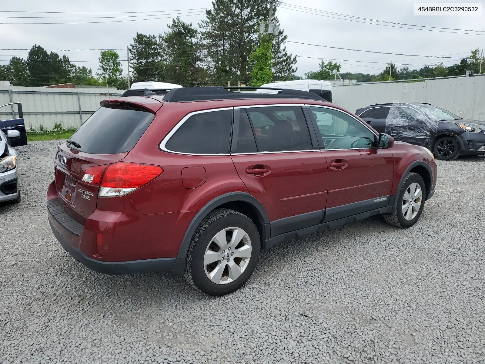 2012 Subaru Outback 2.5I Limited VIN: 4S4BRBLC2C3290532 Lot: 65246004