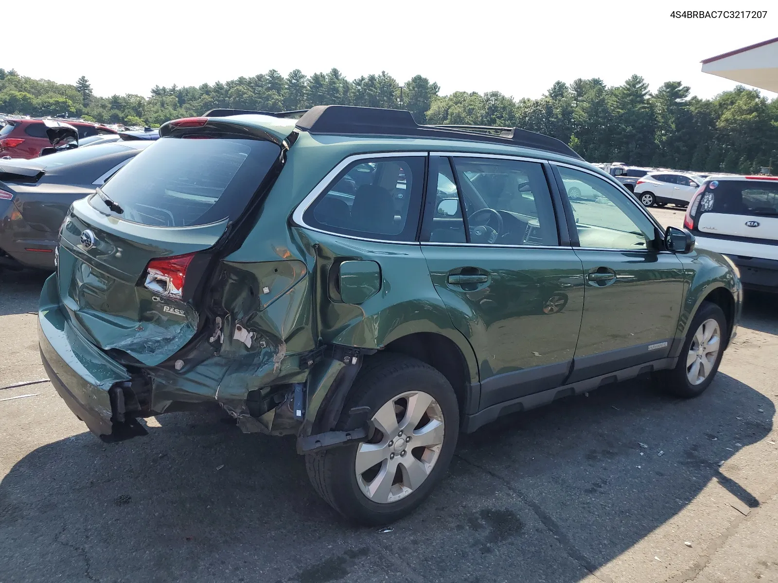 2012 Subaru Outback 2.5I VIN: 4S4BRBAC7C3217207 Lot: 65781574