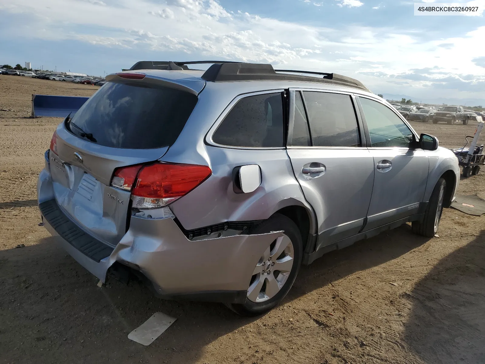 2012 Subaru Outback 2.5I Limited VIN: 4S4BRCKC8C3260927 Lot: 65846654