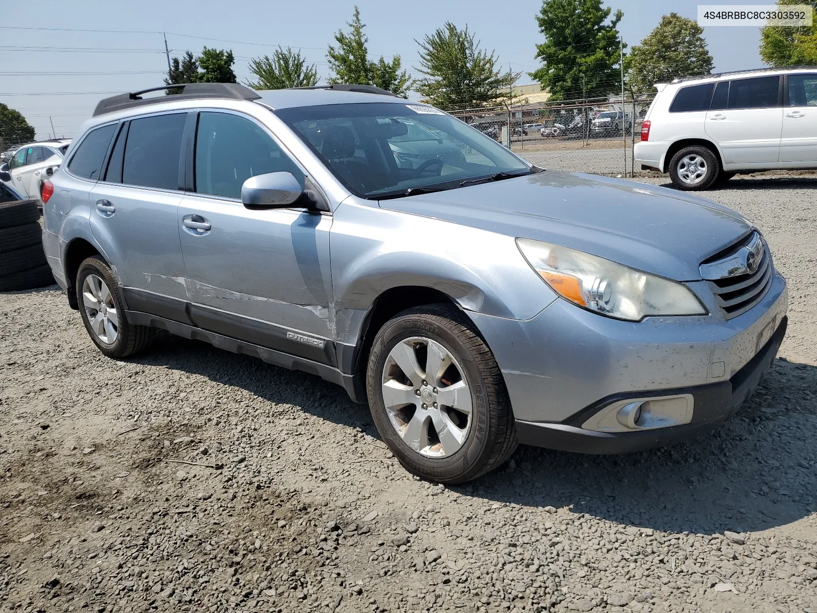 2012 Subaru Outback 2.5I Premium VIN: 4S4BRBBC8C3303592 Lot: 66695824