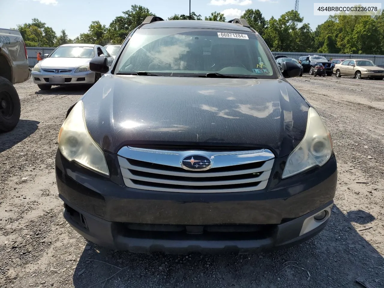 2012 Subaru Outback 2.5I Premium VIN: 4S4BRBCC0C3236078 Lot: 66971284