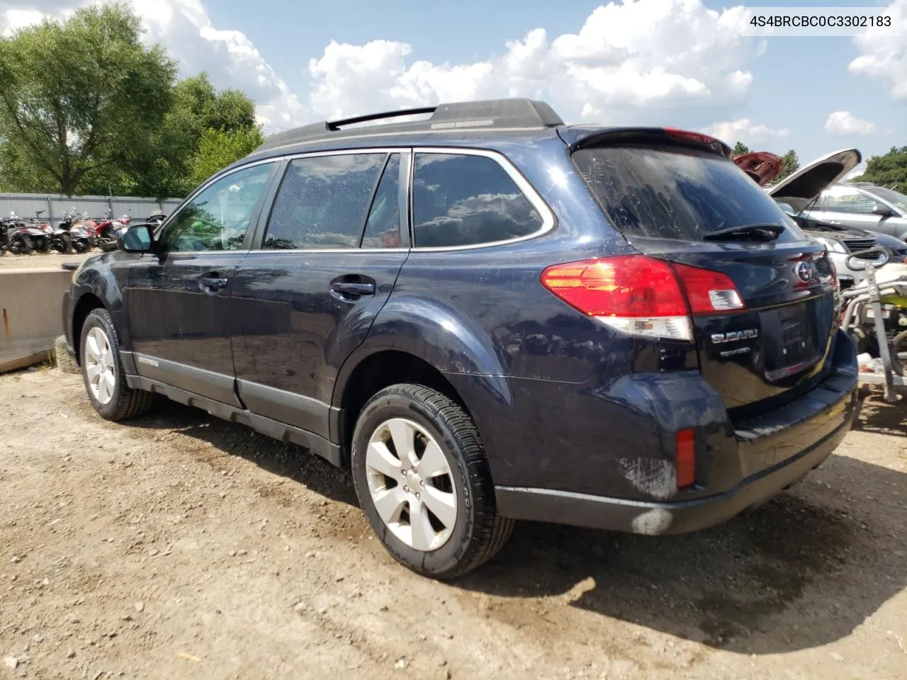 2012 Subaru Outback 2.5I Premium VIN: 4S4BRCBC0C3302183 Lot: 66973614