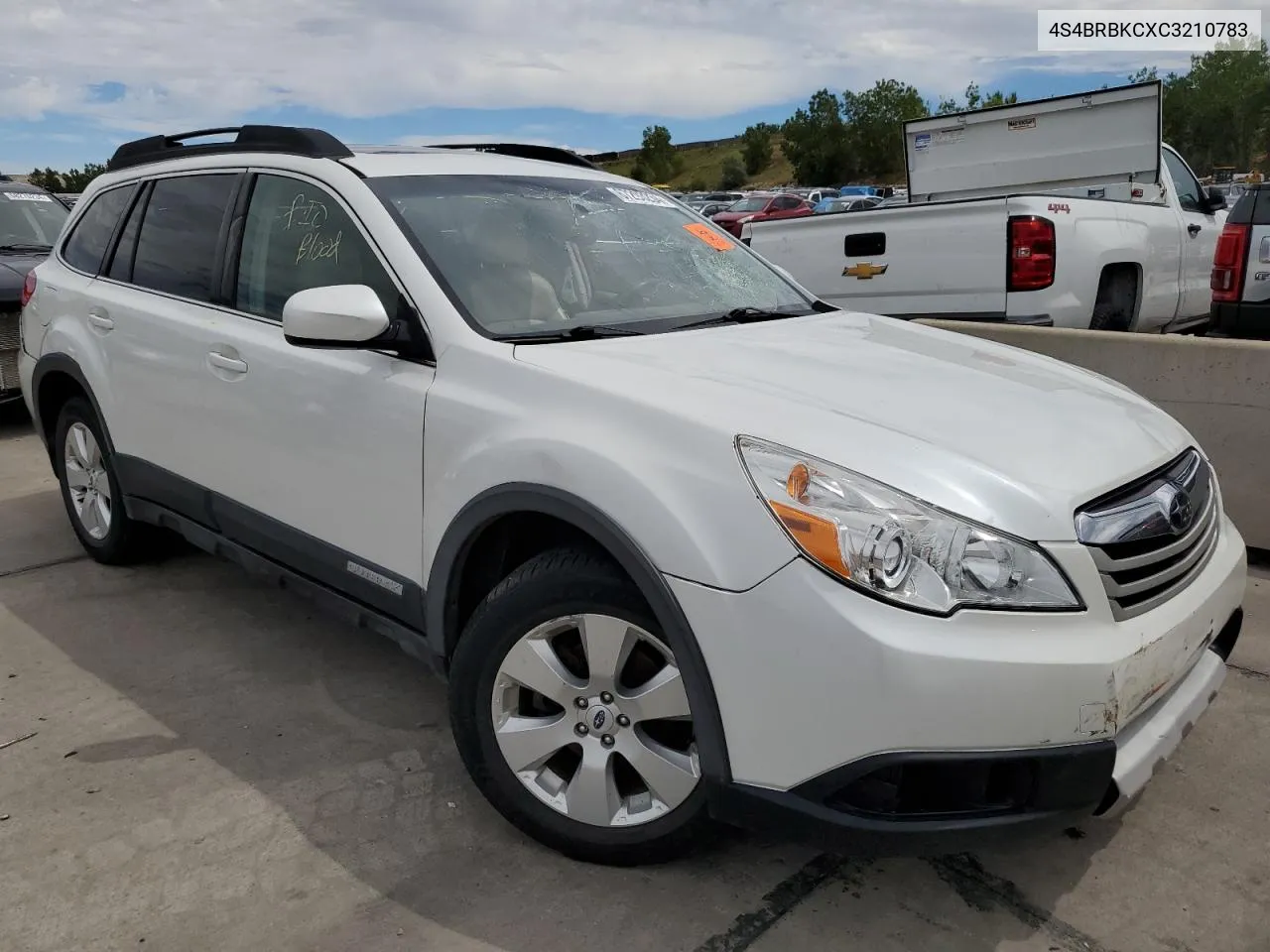 2012 Subaru Outback 2.5I Limited VIN: 4S4BRBKCXC3210783 Lot: 67293234