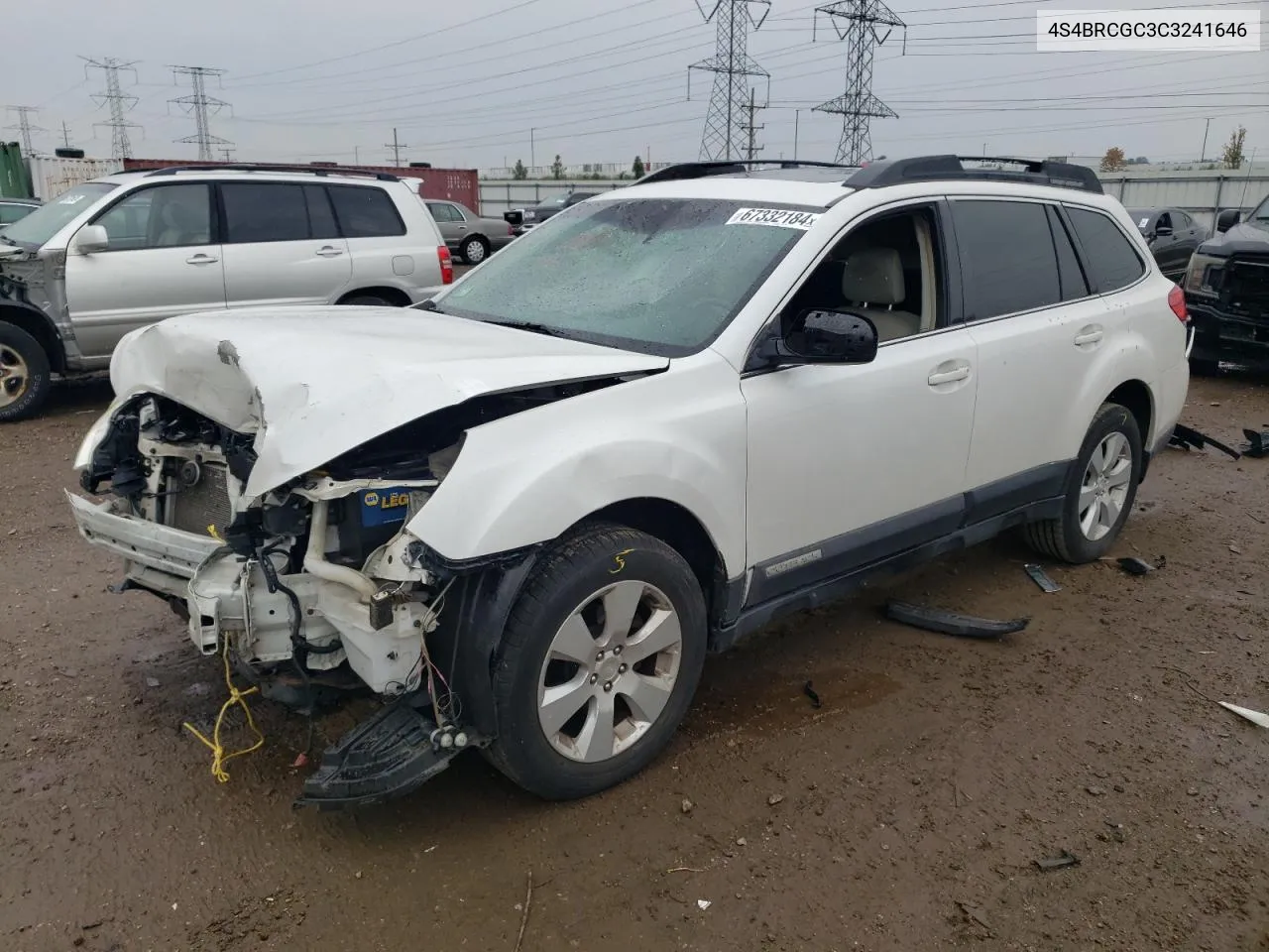 2012 Subaru Outback 2.5I Premium VIN: 4S4BRCGC3C3241646 Lot: 67332184