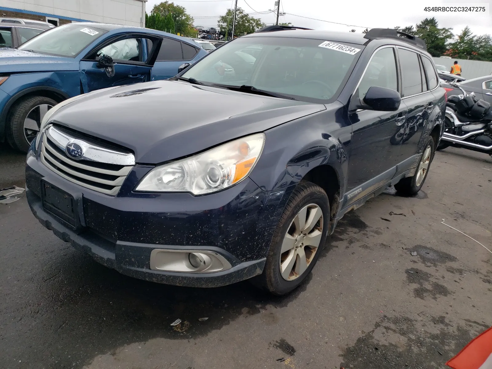 2012 Subaru Outback 2.5I Premium VIN: 4S4BRBCC2C3247275 Lot: 67716234