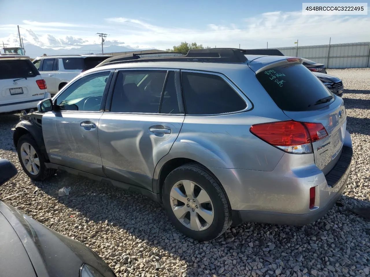 4S4BRCCC4C3222495 2012 Subaru Outback 2.5I Premium