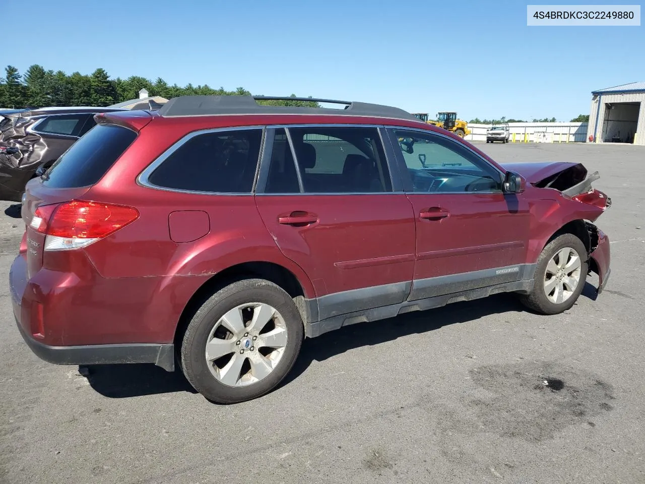 4S4BRDKC3C2249880 2012 Subaru Outback 3.6R Limited