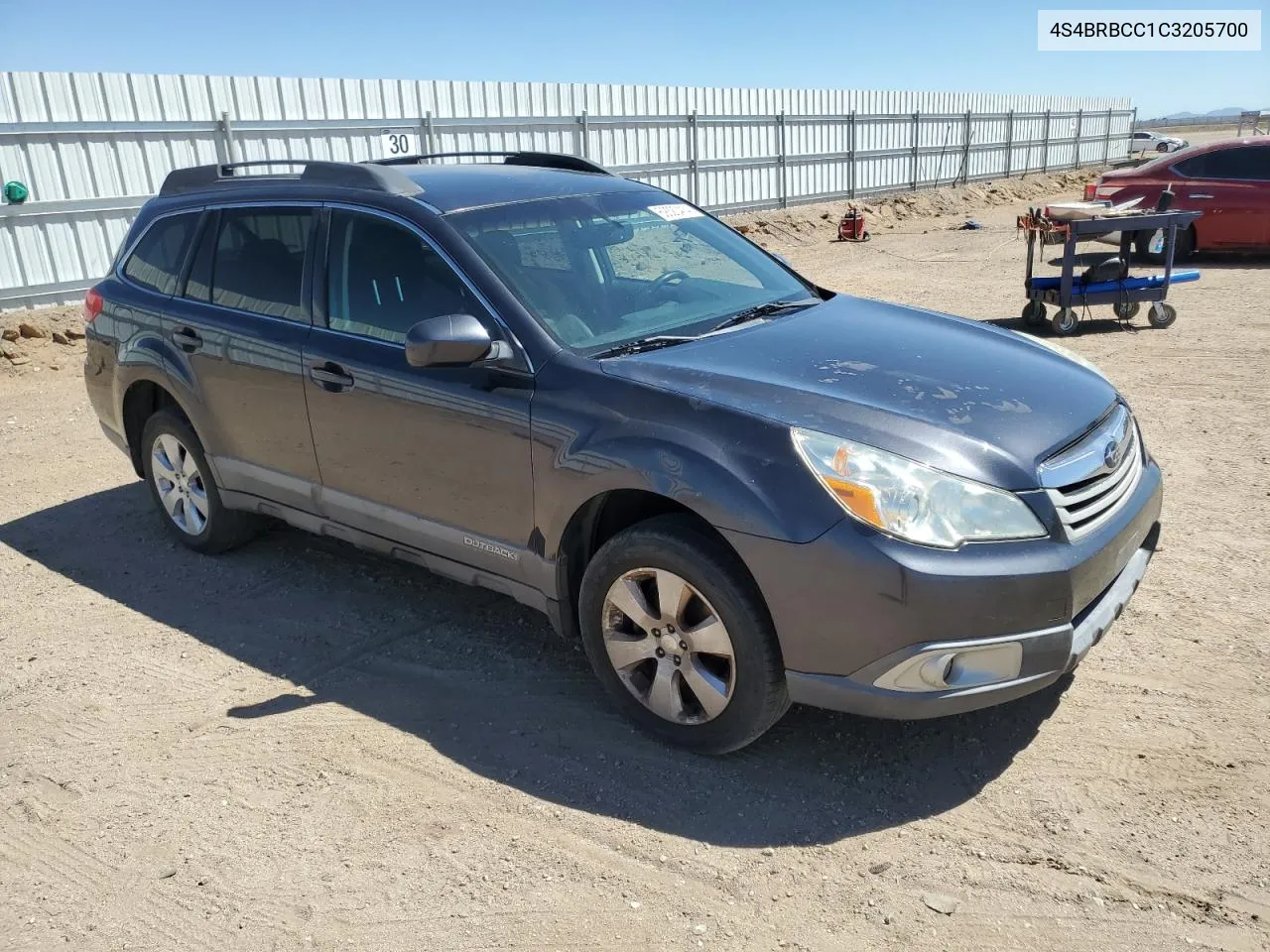 2012 Subaru Outback 2.5I Premium VIN: 4S4BRBCC1C3205700 Lot: 69320414