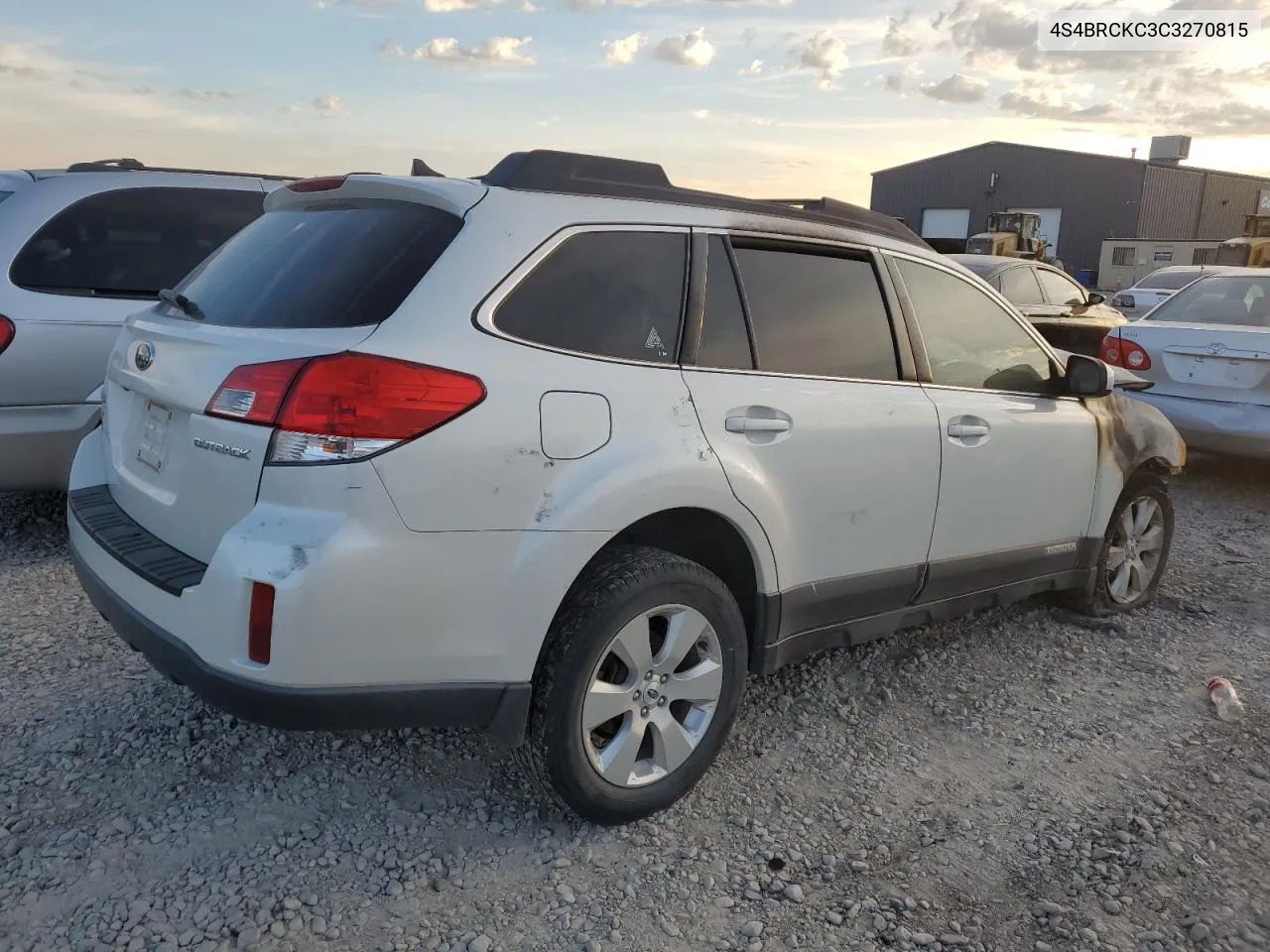 4S4BRCKC3C3270815 2012 Subaru Outback 2.5I Limited