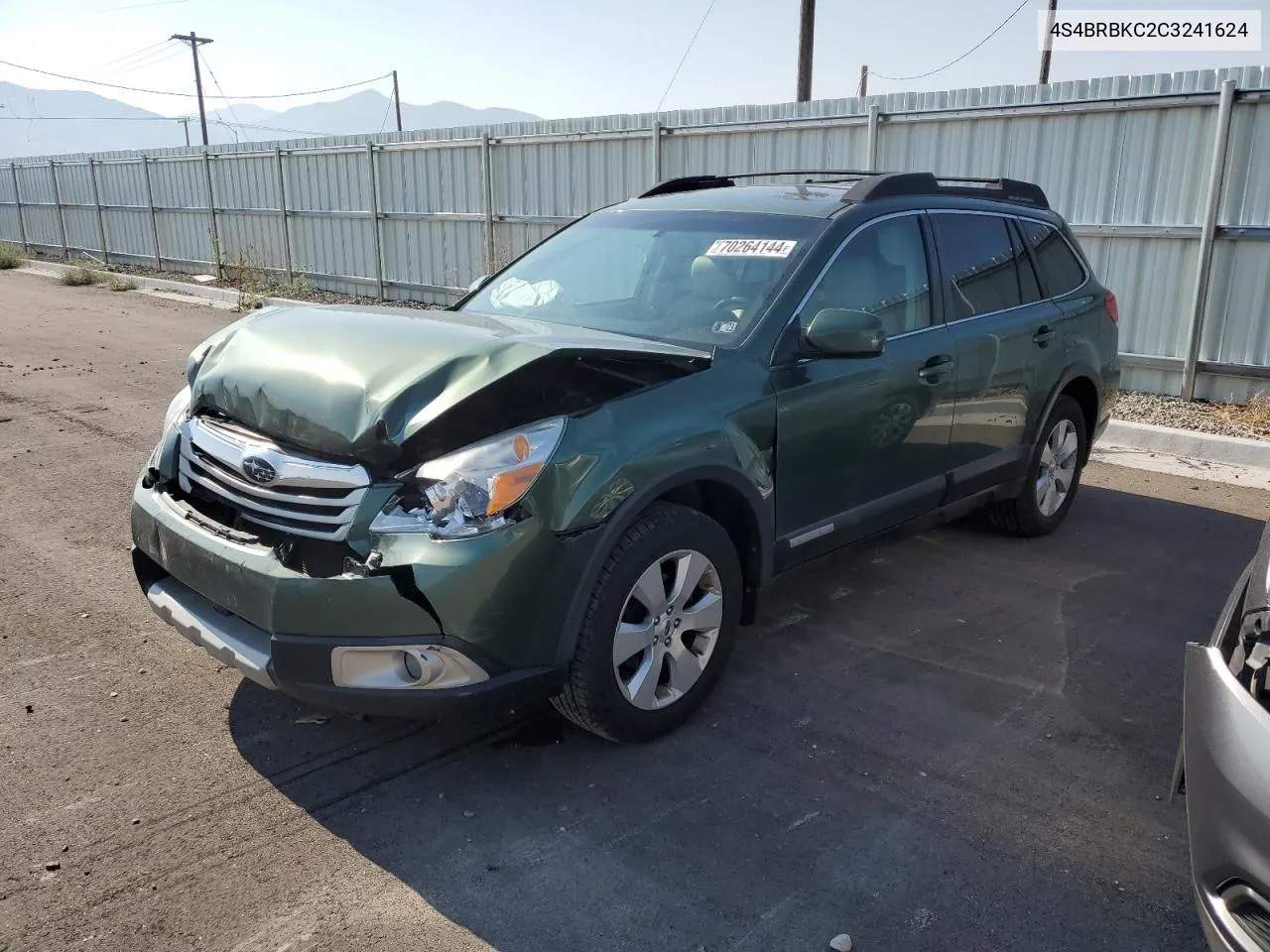 4S4BRBKC2C3241624 2012 Subaru Outback 2.5I Limited