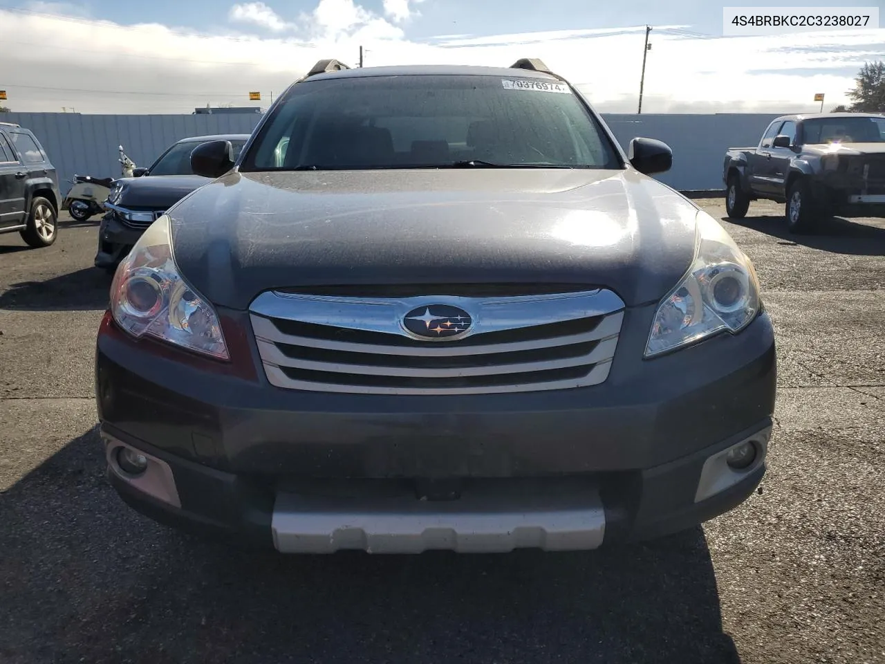 2012 Subaru Outback 2.5I Limited VIN: 4S4BRBKC2C3238027 Lot: 70376974