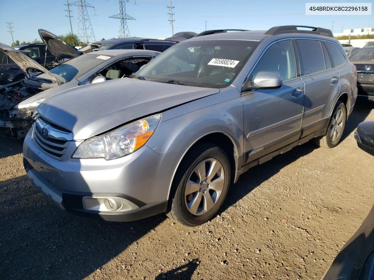 2012 Subaru Outback 3.6R Limited VIN: 4S4BRDKC8C2296158 Lot: 70598824