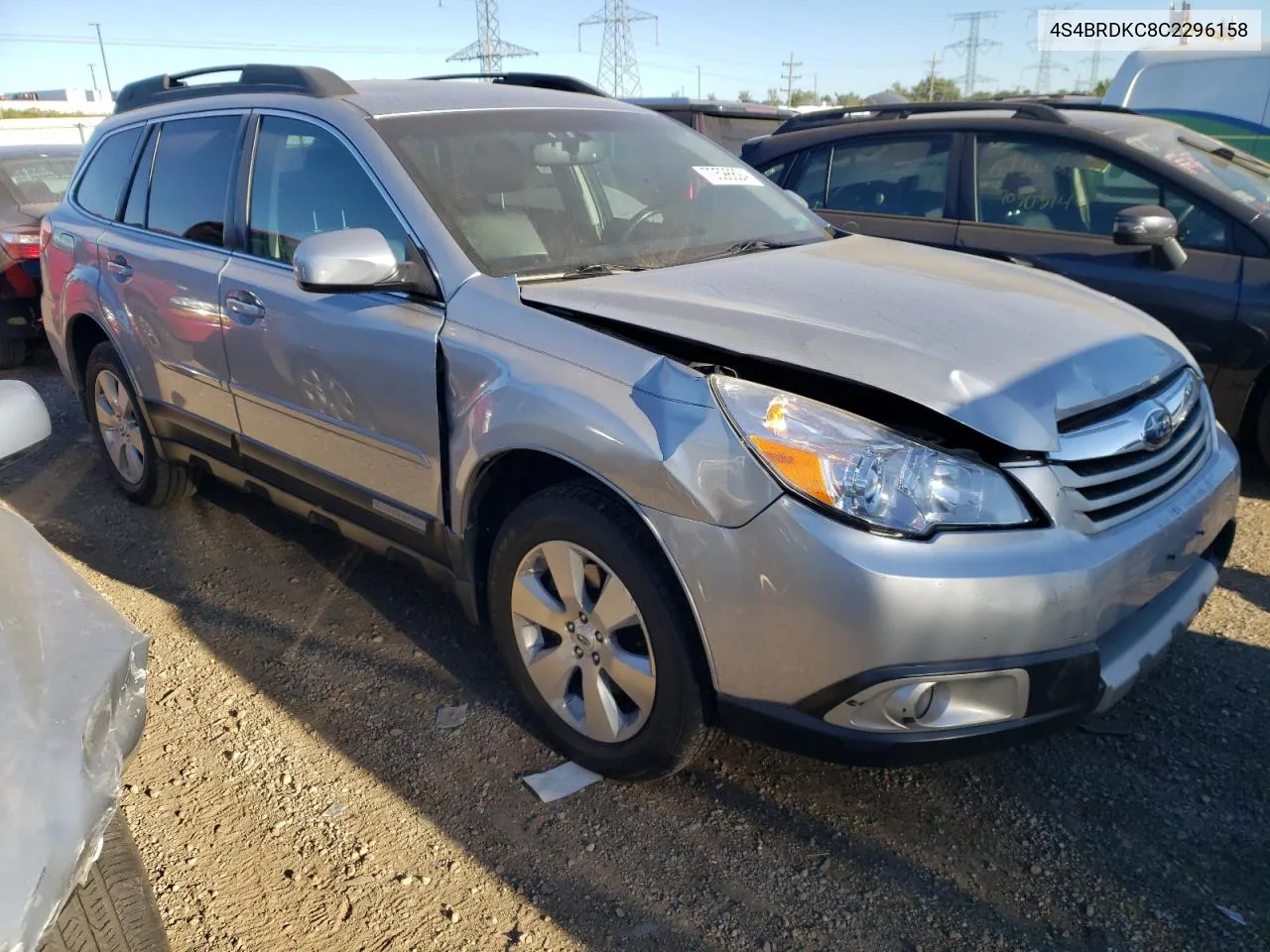 4S4BRDKC8C2296158 2012 Subaru Outback 3.6R Limited