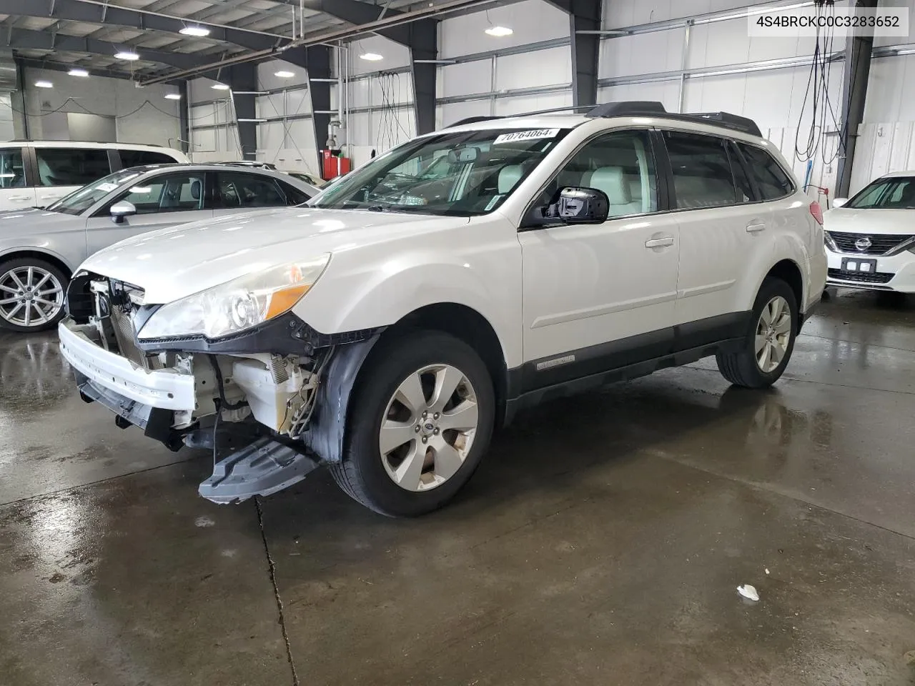 2012 Subaru Outback 2.5I Limited VIN: 4S4BRCKC0C3283652 Lot: 70764064