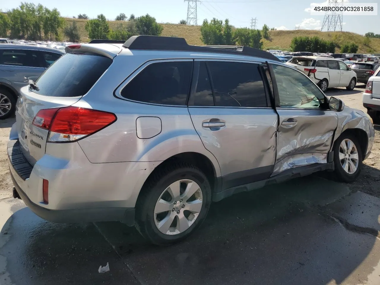 2012 Subaru Outback 2.5I Premium VIN: 4S4BRCGC9C3281858 Lot: 70766454