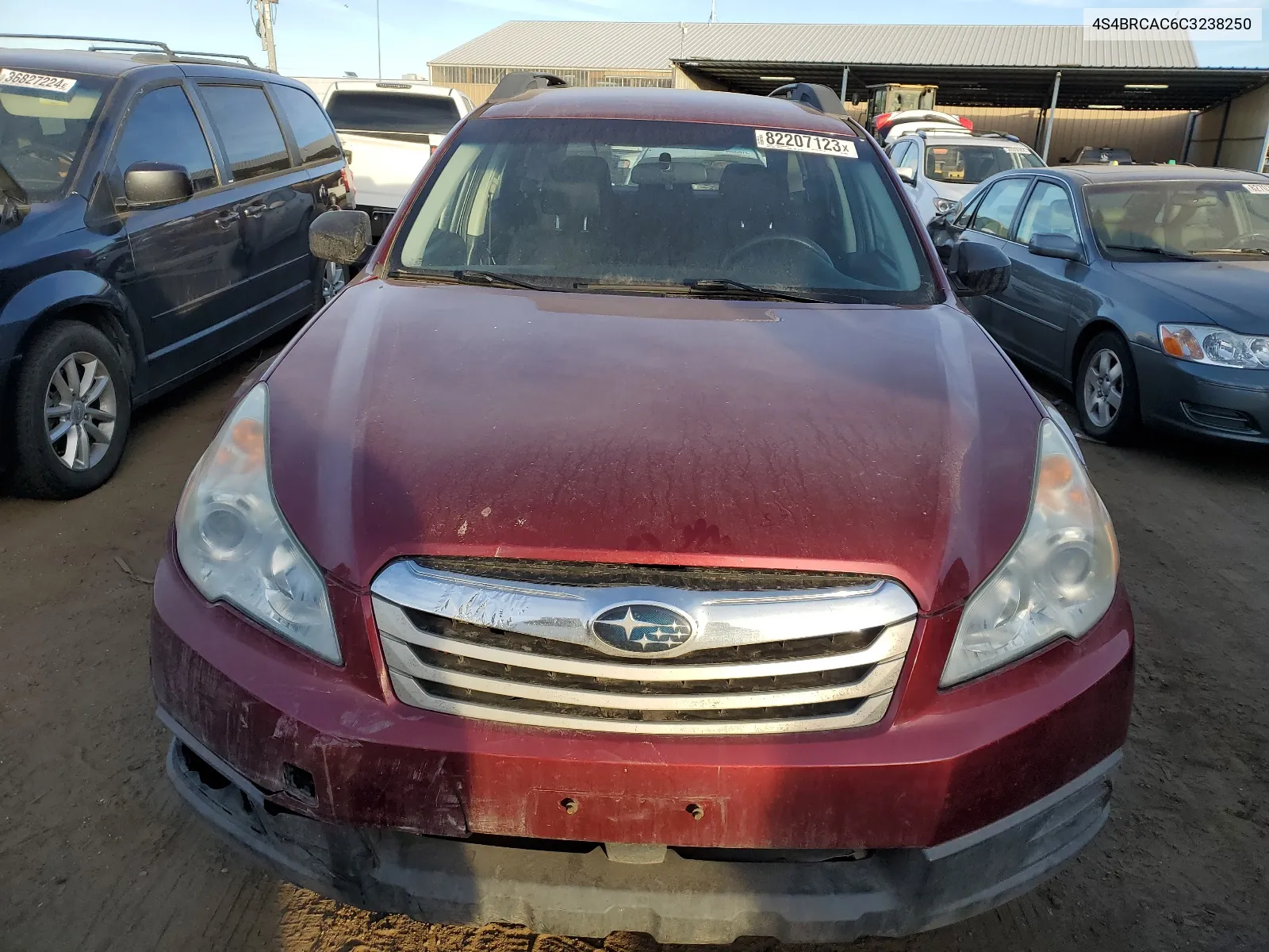 2012 Subaru Outback 2.5I VIN: 4S4BRCAC6C3238250 Lot: 82207123