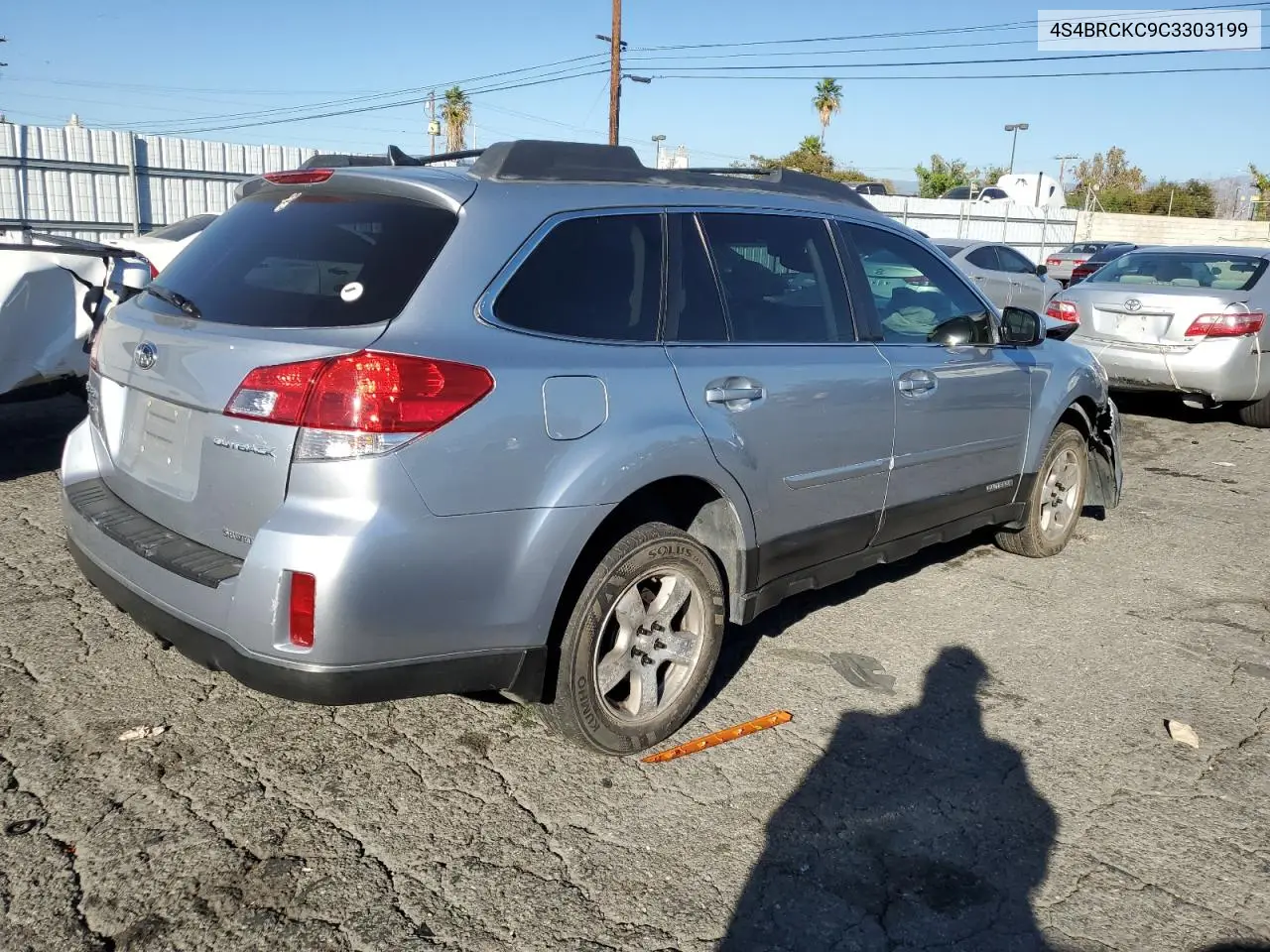 4S4BRCKC9C3303199 2012 Subaru Outback 2.5I Limited
