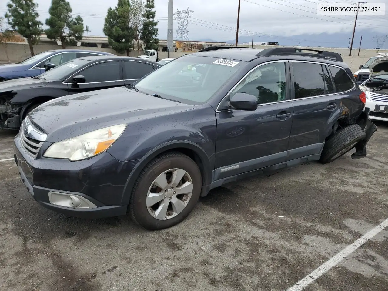 4S4BRBGC0C3224491 2012 Subaru Outback 2.5I Premium
