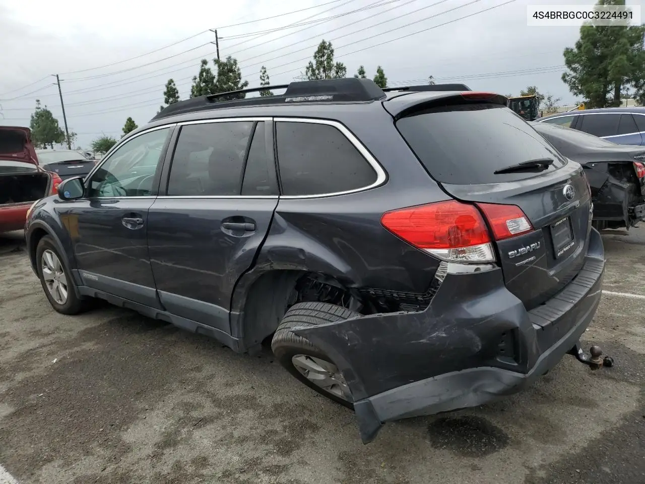 4S4BRBGC0C3224491 2012 Subaru Outback 2.5I Premium