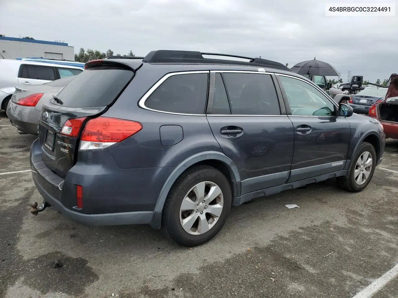4S4BRBGC0C3224491 2012 Subaru Outback 2.5I Premium