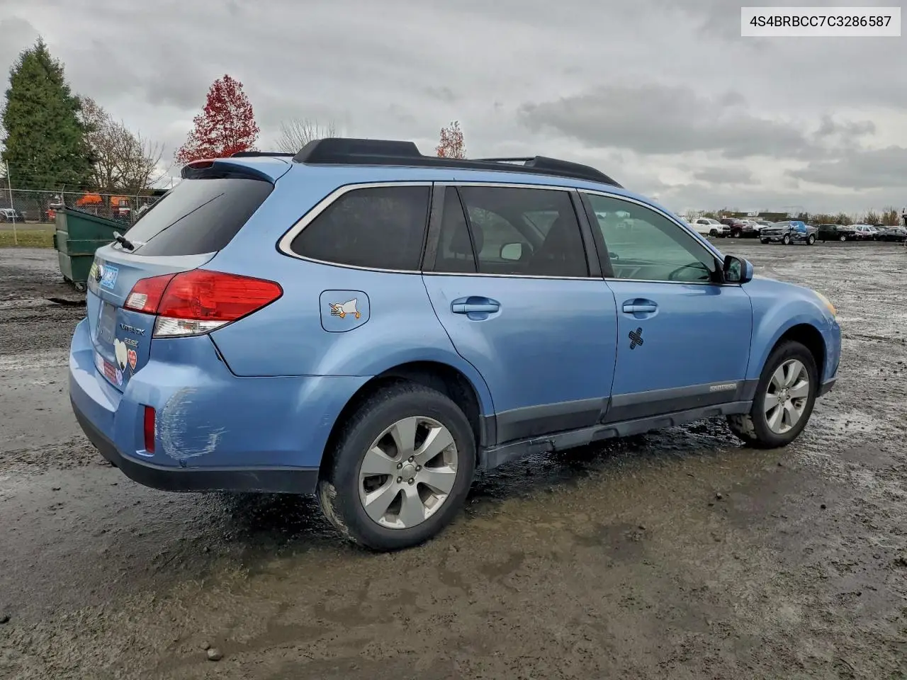 4S4BRBCC7C3286587 2012 Subaru Outback 2.5I Premium