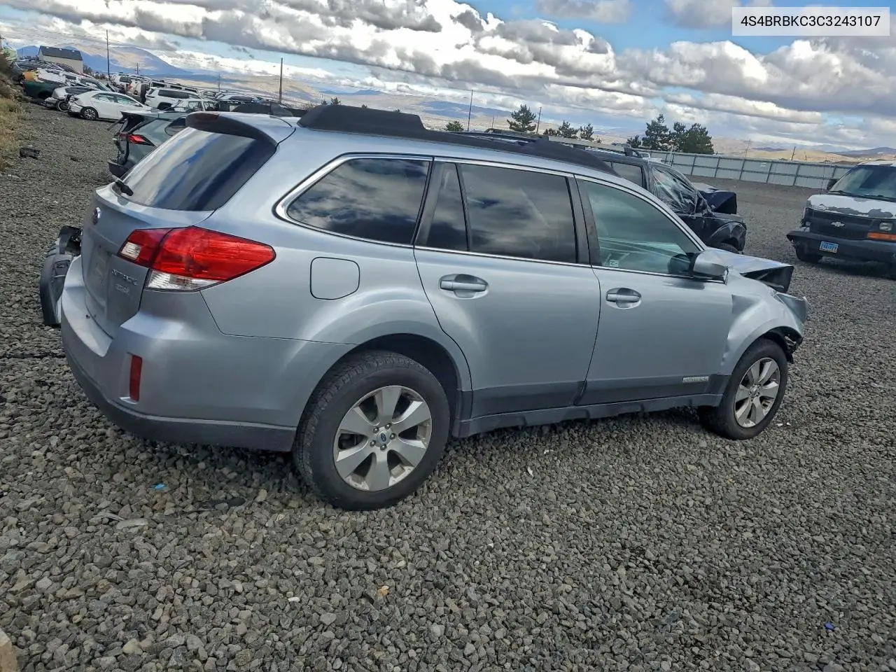4S4BRBKC3C3243107 2012 Subaru Outback 2.5I Limited