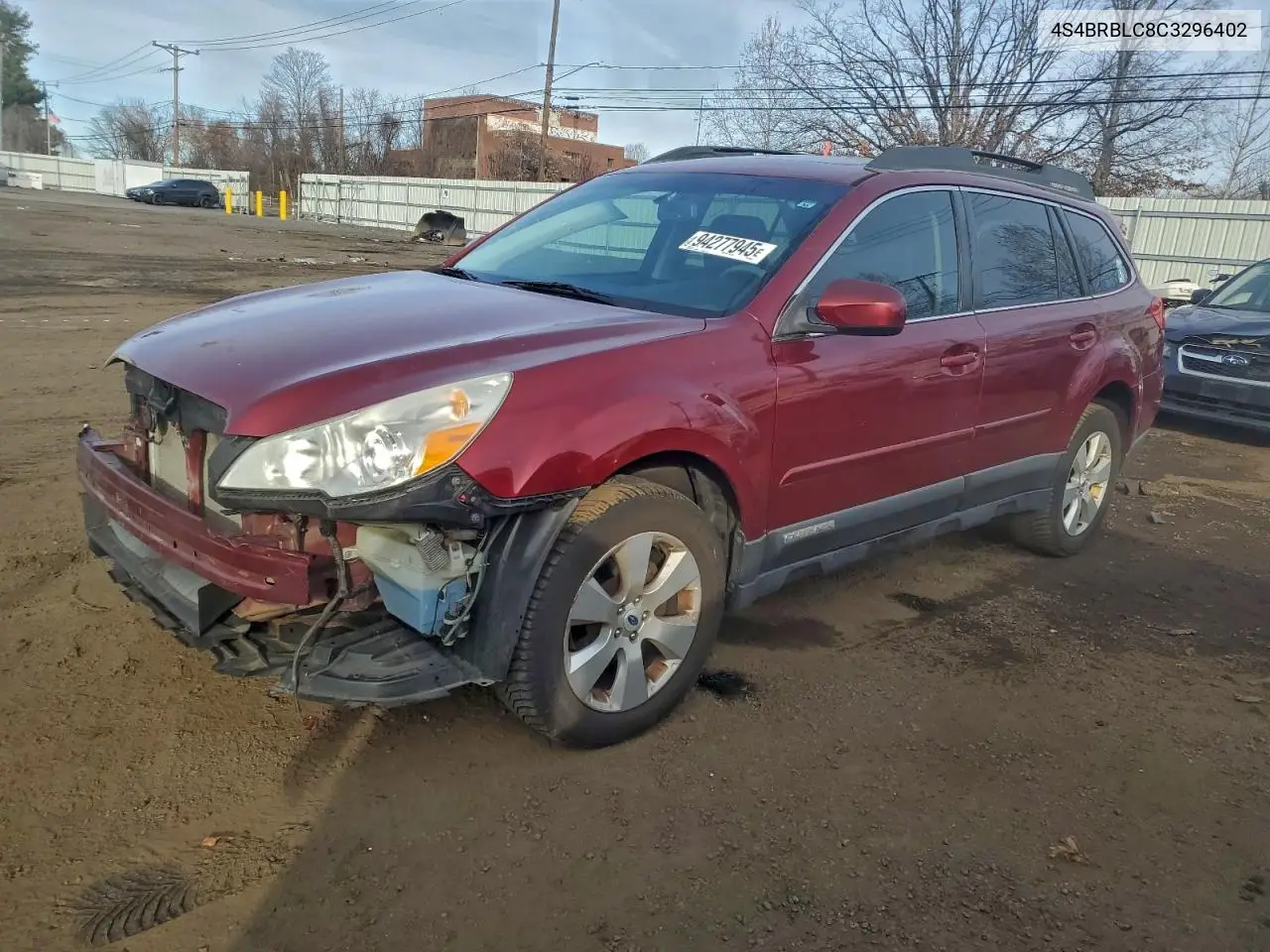 4S4BRBLC8C3296402 2012 Subaru Outback 2.5I Limited