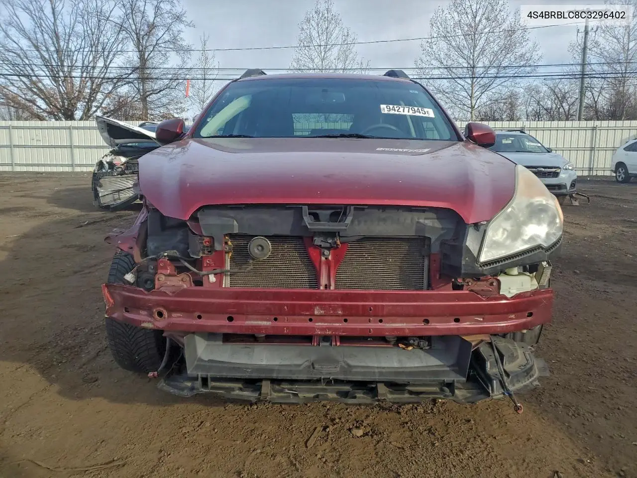 4S4BRBLC8C3296402 2012 Subaru Outback 2.5I Limited