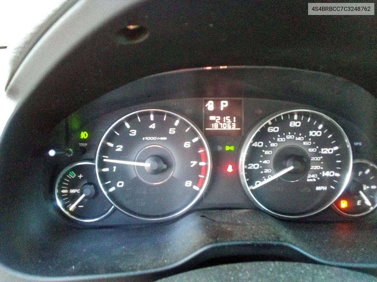4S4BRBCC7C3248762 2012 Subaru Outback 2.5I Premium