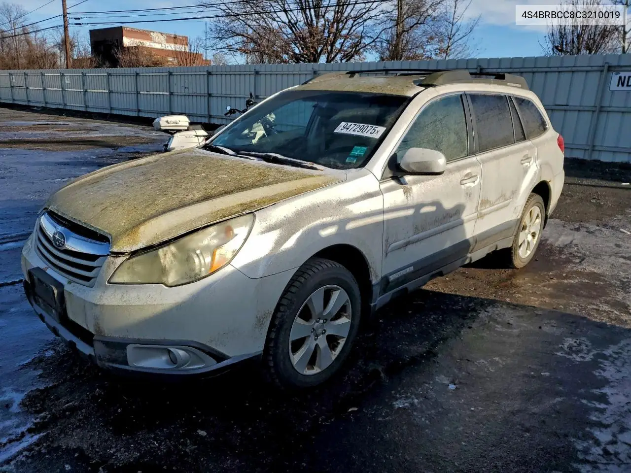 4S4BRBCC8C3210019 2012 Subaru Outback 2.5I Premium