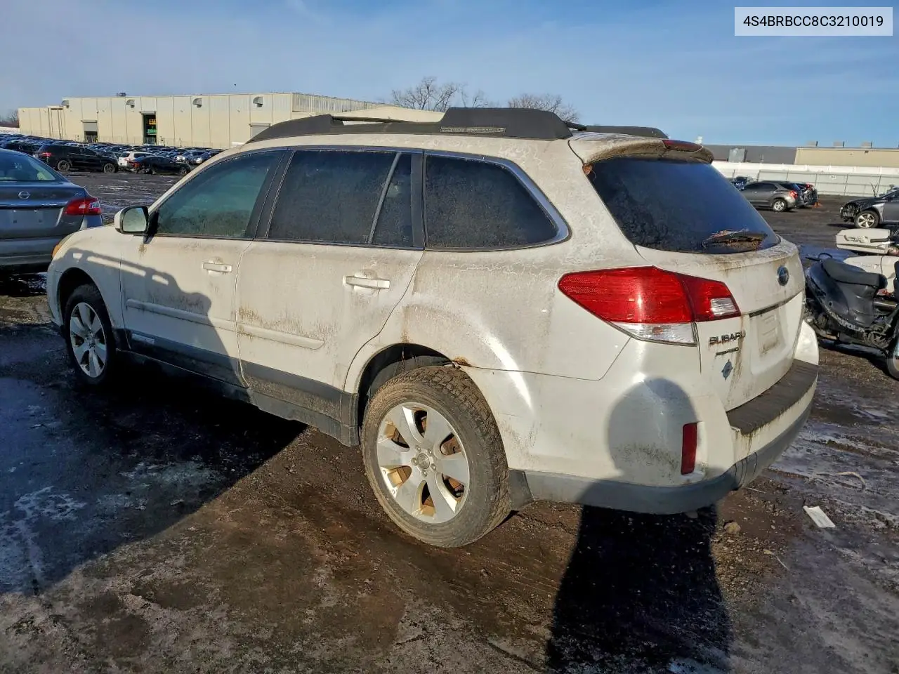 4S4BRBCC8C3210019 2012 Subaru Outback 2.5I Premium