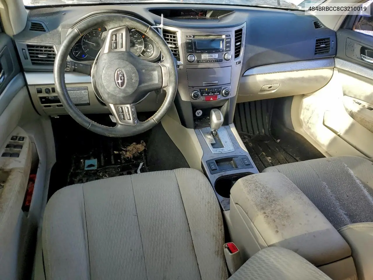 4S4BRBCC8C3210019 2012 Subaru Outback 2.5I Premium