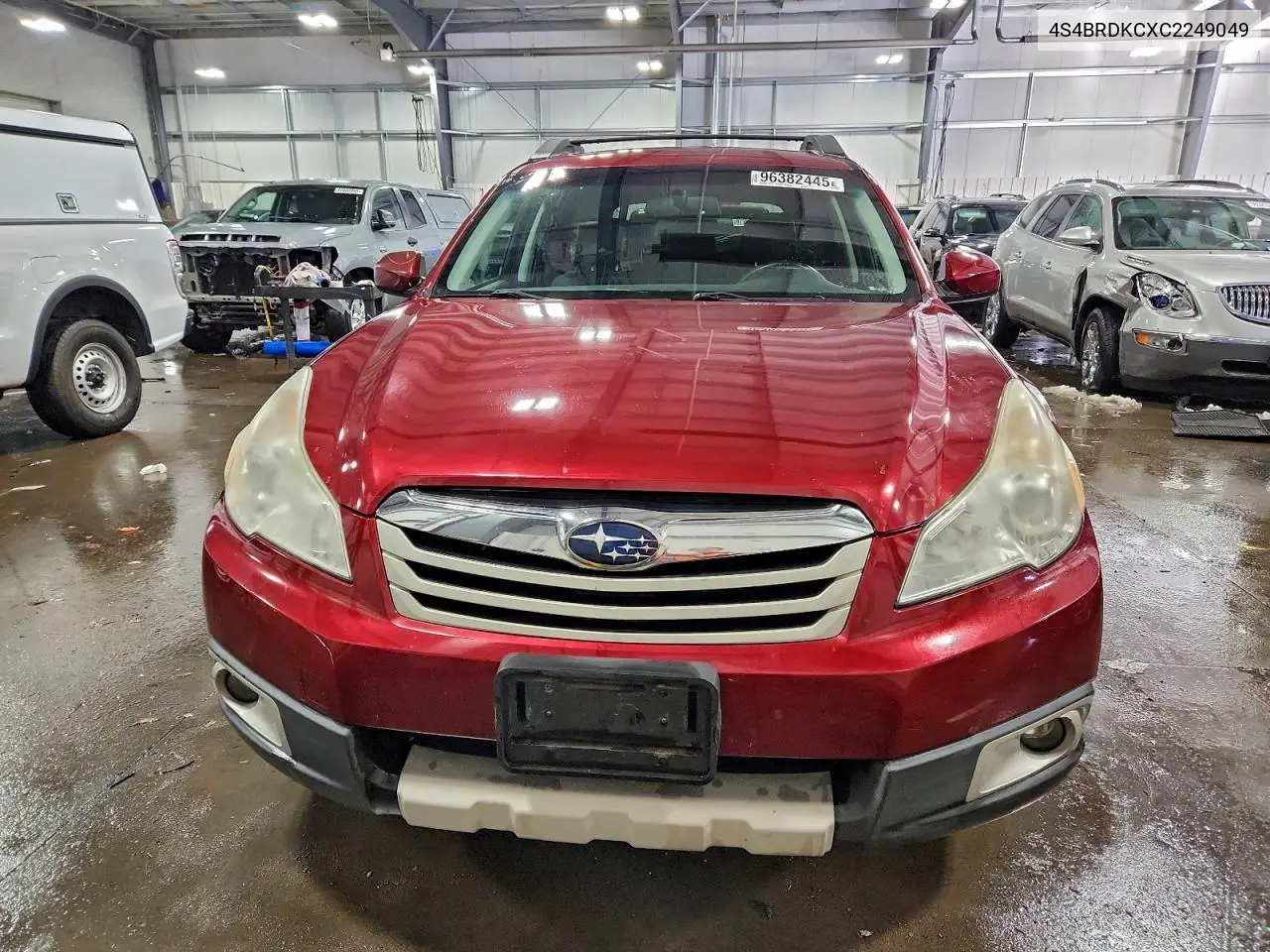 4S4BRDKCXC2249049 2012 Subaru Outback 3.6R Limited