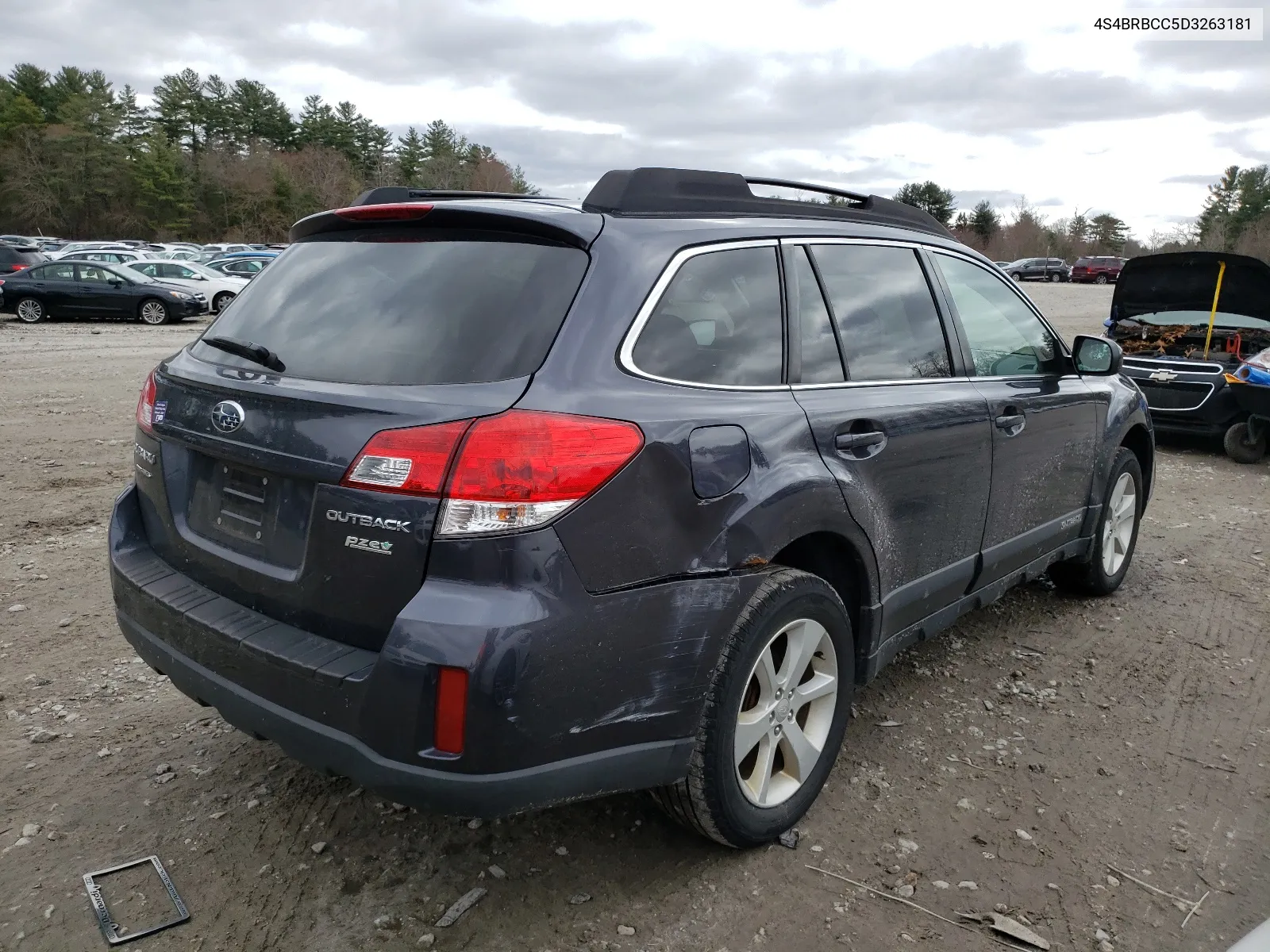 2013 Subaru Outback 2.5I Premium VIN: 4S4BRBCC5D3263181 Lot: 49359754