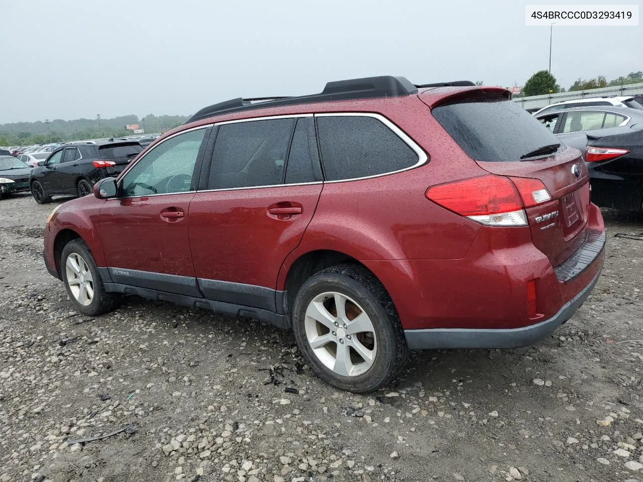 2013 Subaru Outback 2.5I Premium VIN: 4S4BRCCC0D3293419 Lot: 60044194