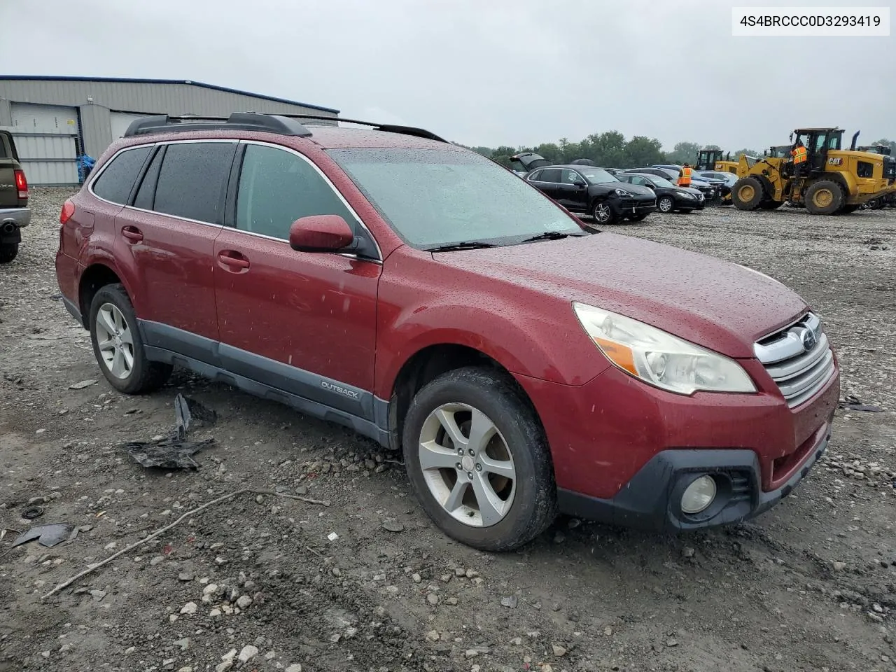 2013 Subaru Outback 2.5I Premium VIN: 4S4BRCCC0D3293419 Lot: 60044194