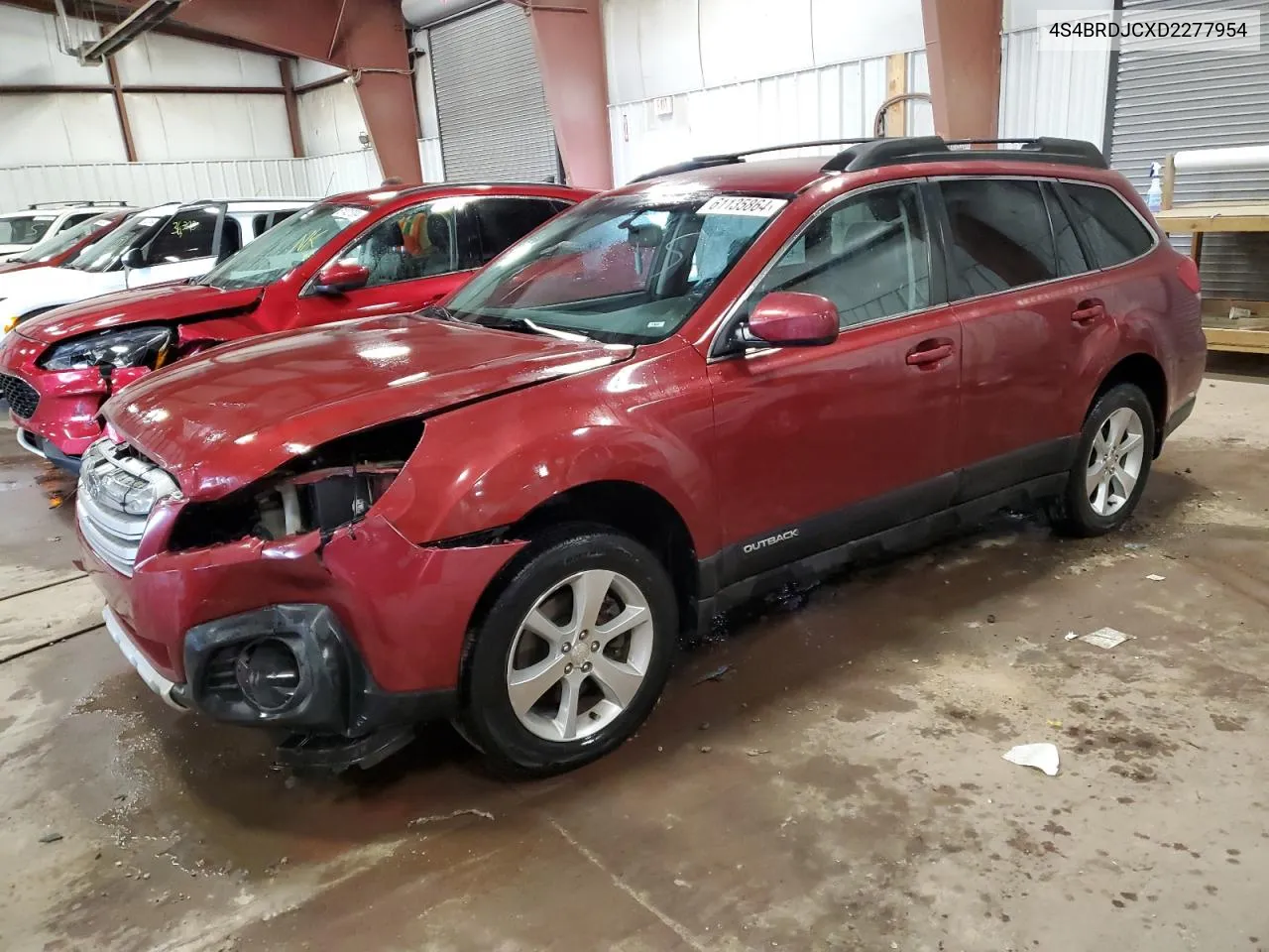 2013 Subaru Outback 3.6R Limited VIN: 4S4BRDJCXD2277954 Lot: 61135864