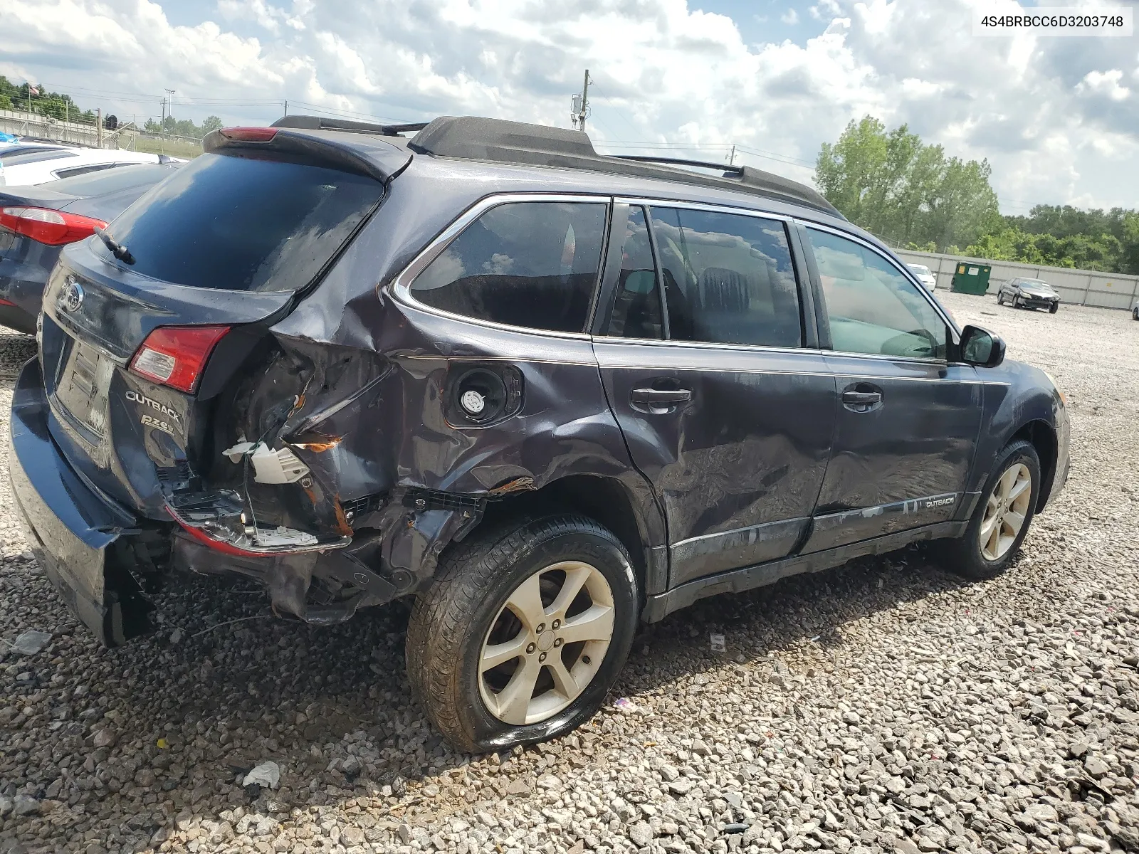 2013 Subaru Outback 2.5I Premium VIN: 4S4BRBCC6D3203748 Lot: 61333164